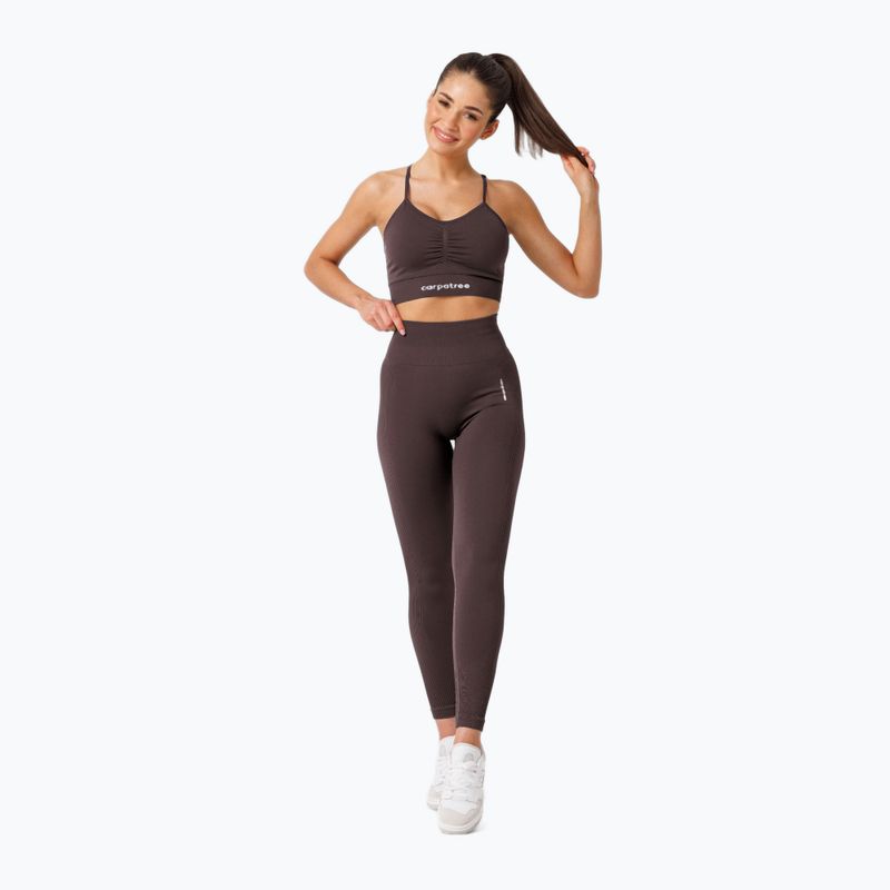 Легінси для тренувань жіночі Carpatree Allure Seamless berry brown 2