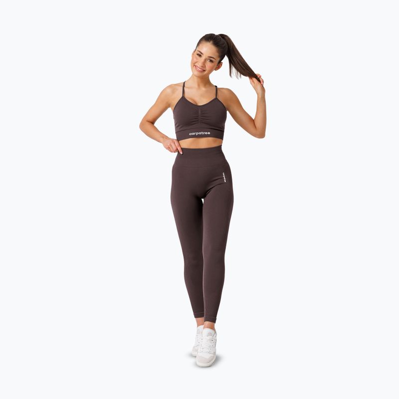 Бюстгальтер для тренувань Carpatree Allure Seamless berry brown 2