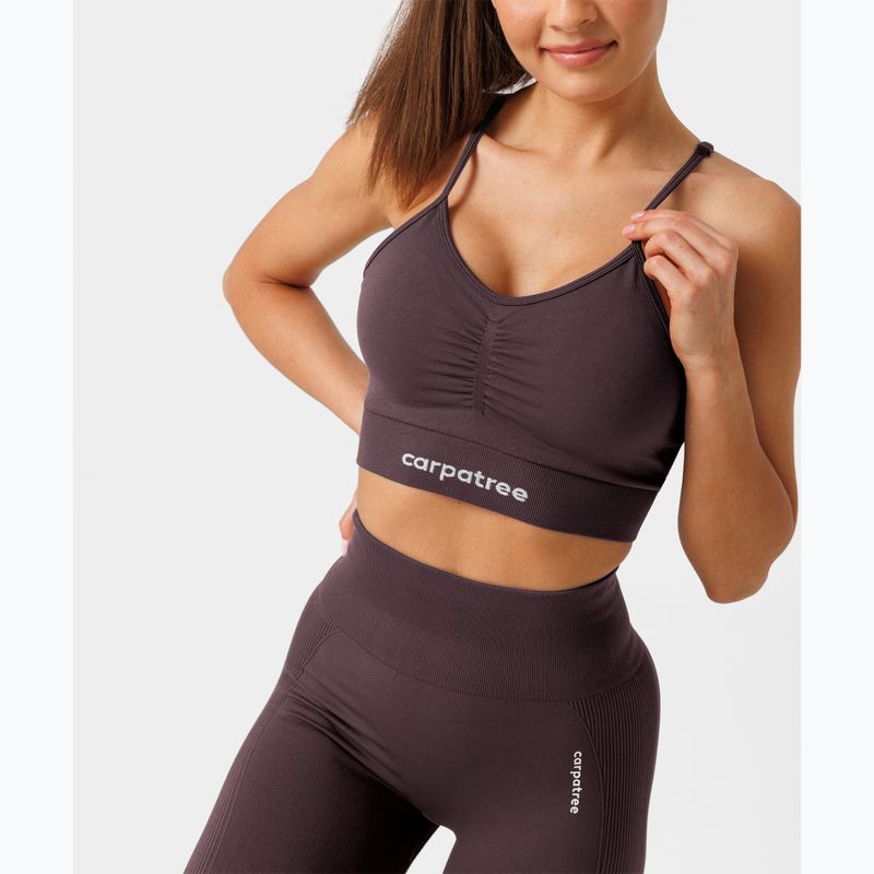 Бюстгальтер для тренувань Carpatree Allure Seamless berry brown 5