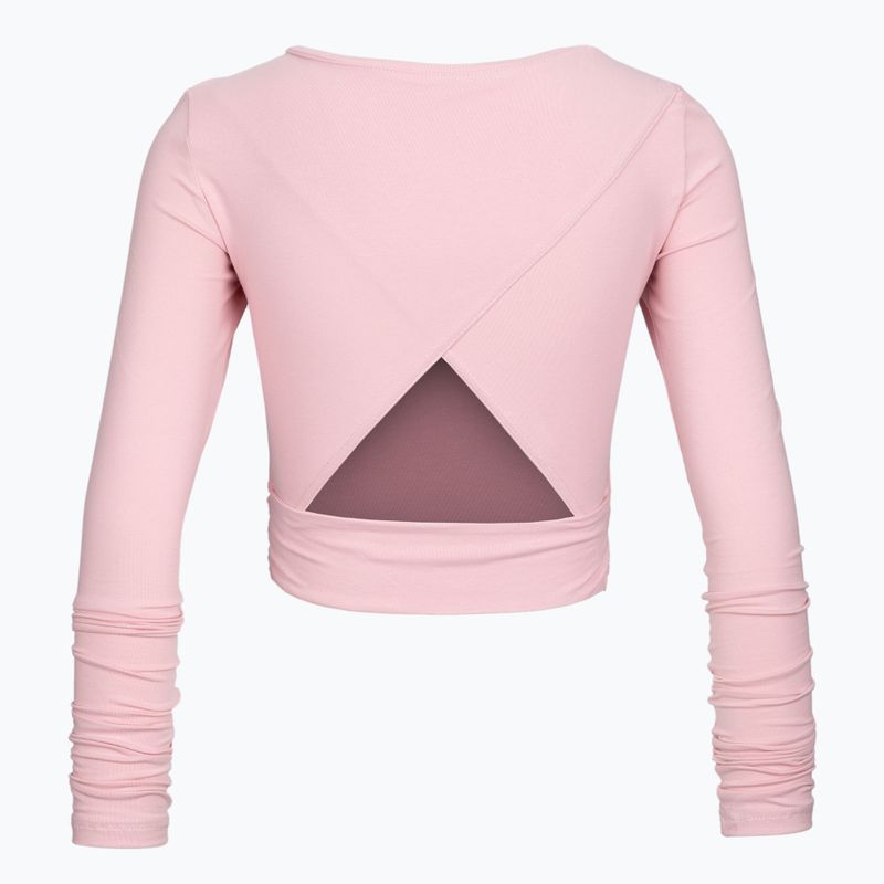 Топ жіночий для йоги Moonholi Total Eclipse Wrap Top Nude рожевий 205 2
