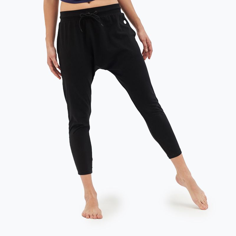 Штани для йоги жіночі Moonholi Cosmic Cropped Track Pants чорні 219