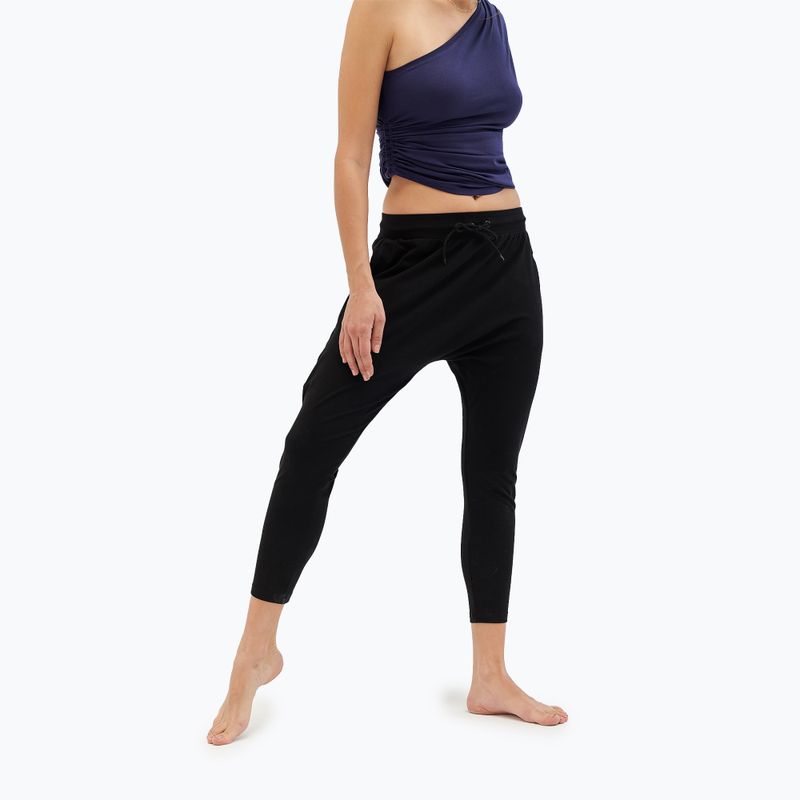 Штани для йоги жіночі Moonholi Cosmic Cropped Track Pants чорні 219 2