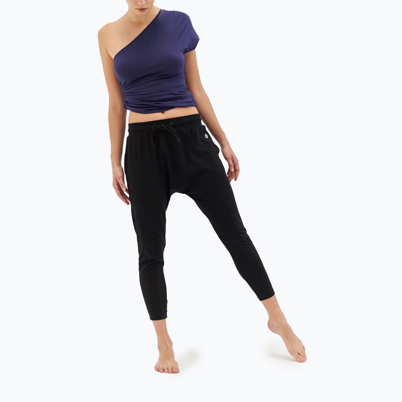 Штани для йоги жіночі Moonholi Cosmic Cropped Track Pants чорні 219 3