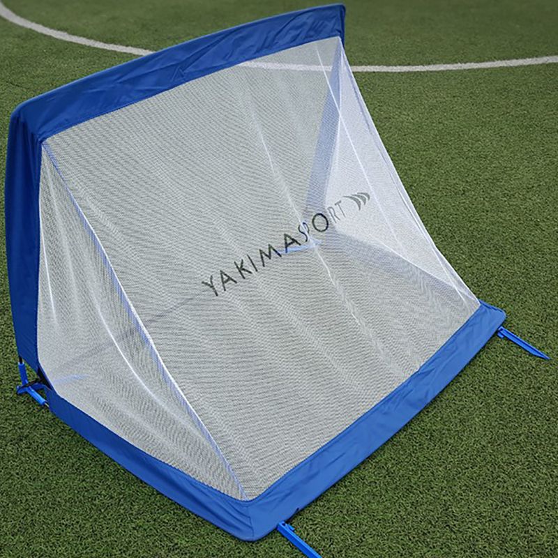 Ворота футбольні Yakimasport POP-UP 2 шт. 120 x 80 cm блакитні 100272 4