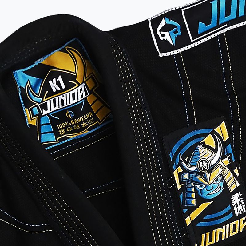 ГІ для бразильського джиу-джитсу дитяче Ground Game Junior 3.0 чорне GIJUN3BLA00 4