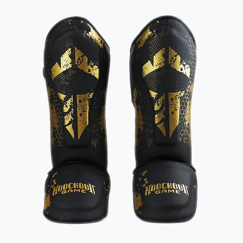 Захист гомілок Ground Game Cage Gold чорний SHINGUCGOLDS 2