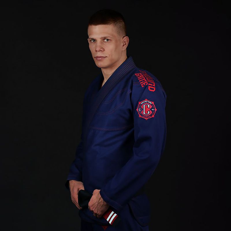 Гі для бразильського джиу-джитсу чоловіче Ground Game Champion 2.0 темно-синє GICHNEWNAV 3