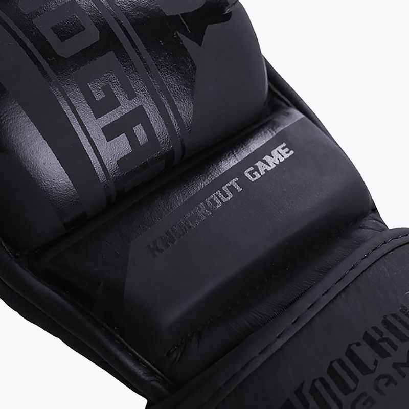 Рукавиці спарингові MMA Ground Game Sparingowe MMA Stripe Black чорні 21MMASPARGLOSTRBL 10