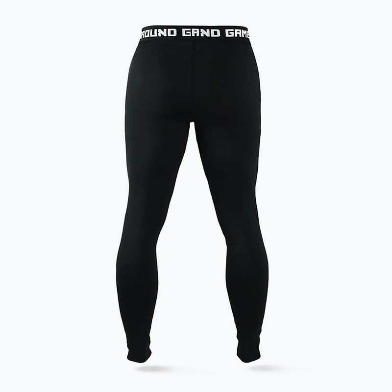 Легінси чоловічі Ground Game Athletic 3.0 чорні 3