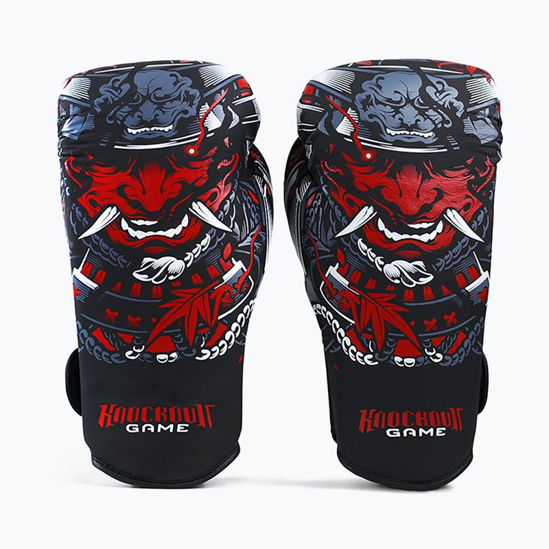 Рукавиці воксерські Ground Game "Samurai" чорні 21BOXGLOSAM10 4