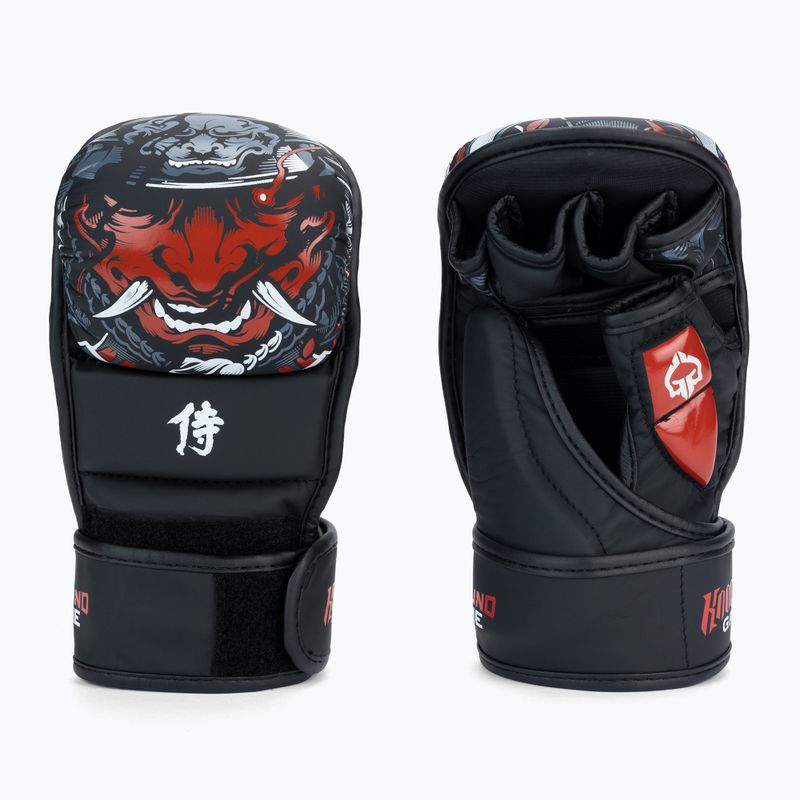 Рукавиці спарингові Ground Game MMA "Samurai" чорні 21MMASPARGLOSA 3