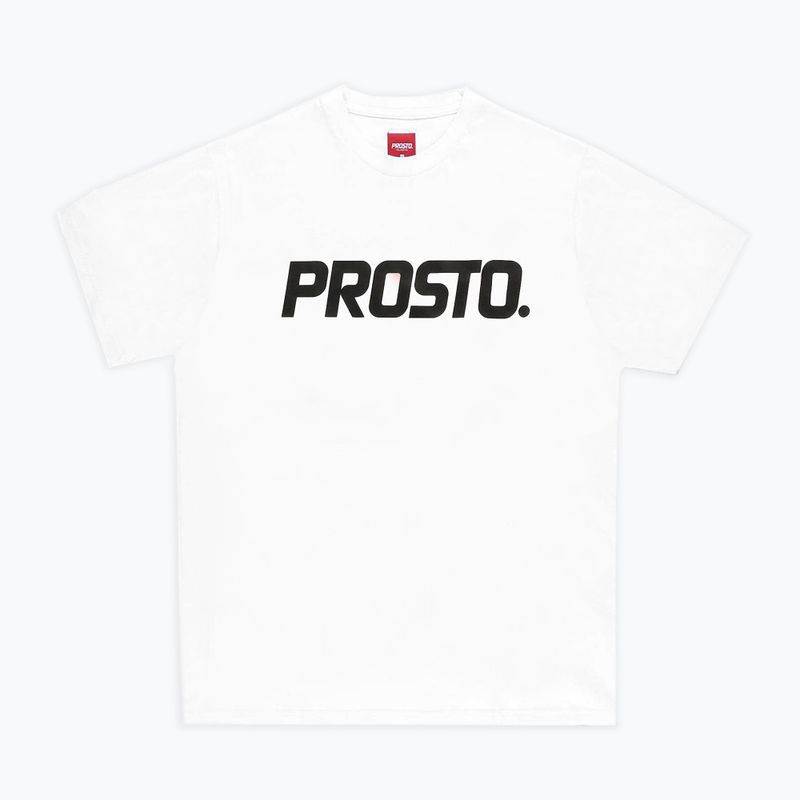 Футболка чоловіча PROSTO Classic XXII біла KL222MTEE1071