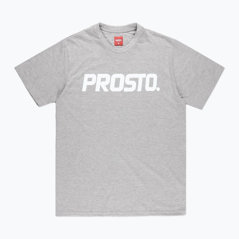 Футболка чоловіча PROSTO Classic XXII сіра KL222MTEE1072