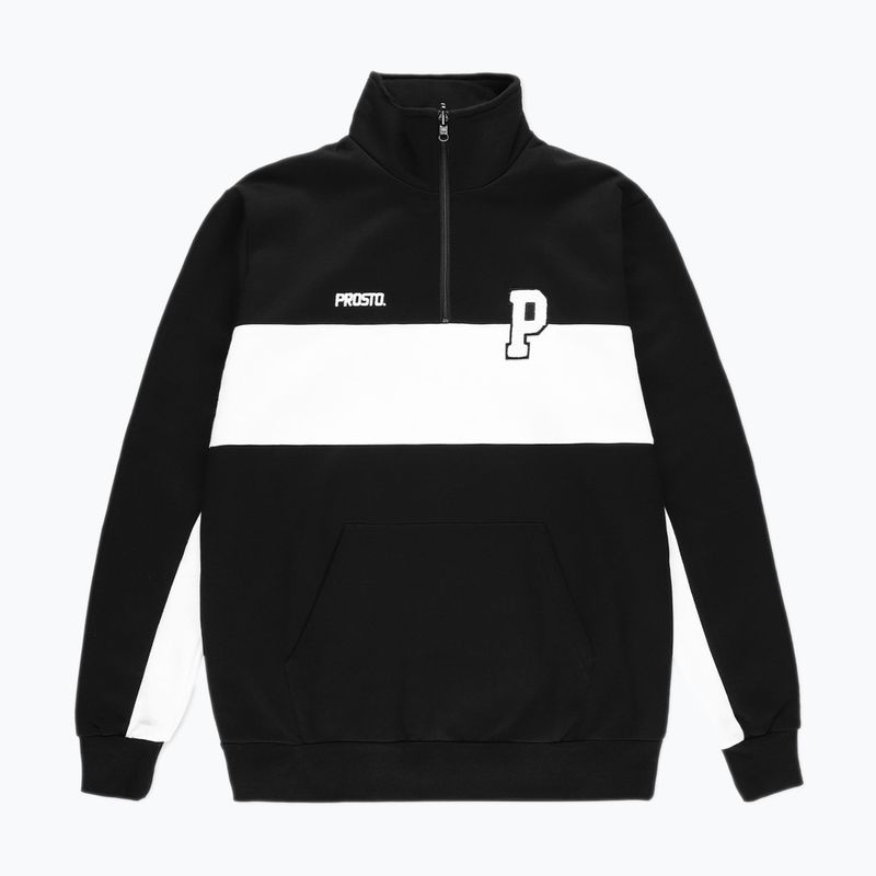 Кофта чоловіча PROSTO Half Zip Sweatshirt чорна KL222MSWE1132