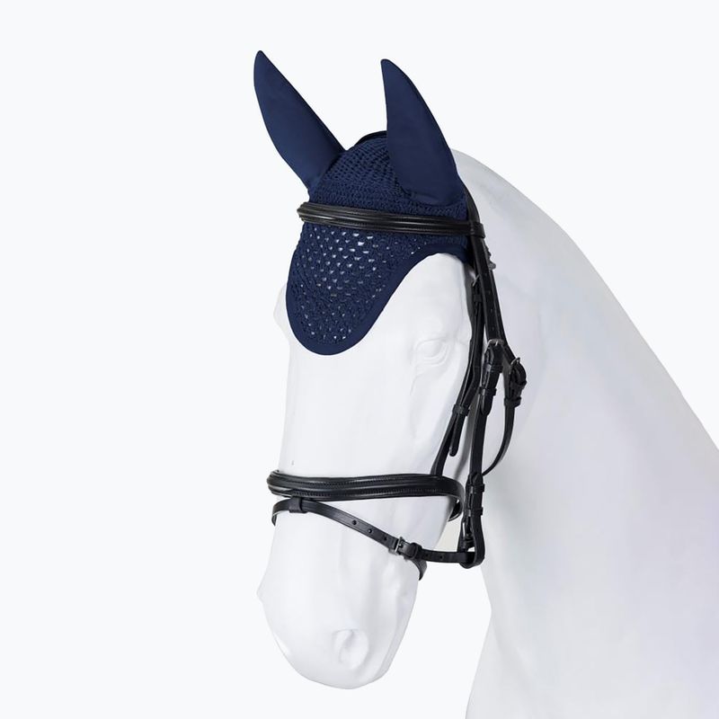 Вушка для коня TORPOL TOP LUX сині 3951-M-ST-01