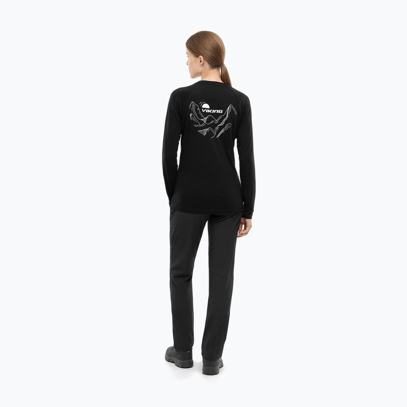 Жіноча термоактивна кофта Viking Andali black 3