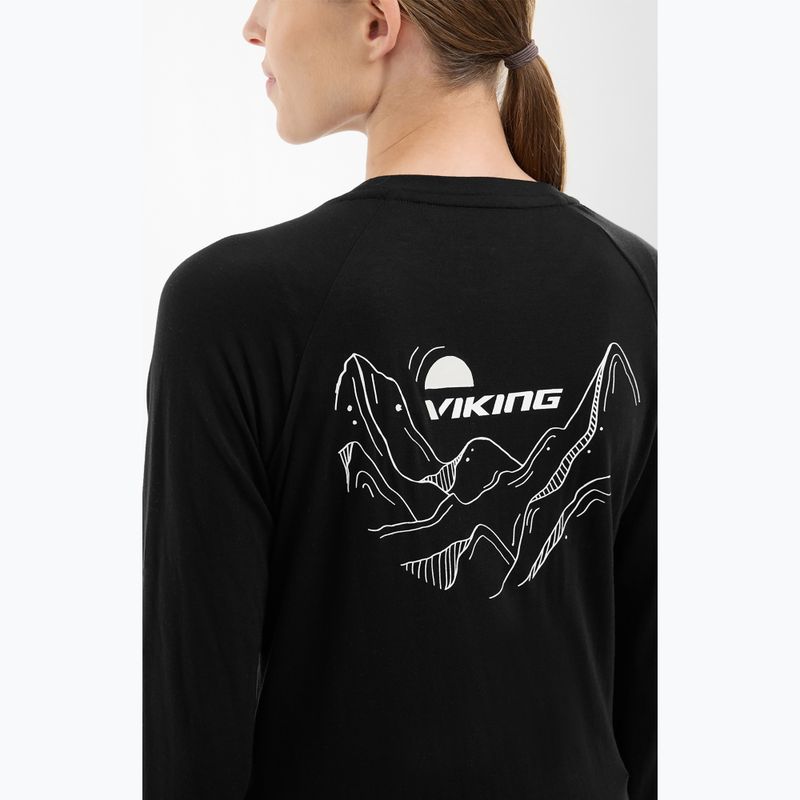 Жіноча термоактивна кофта Viking Andali black 5