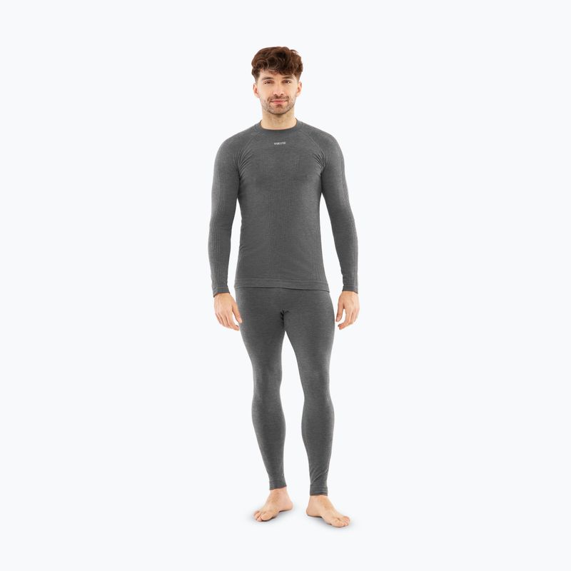 Komplet termoregulačnej bielizne pre mužov Viking Tendedark grey