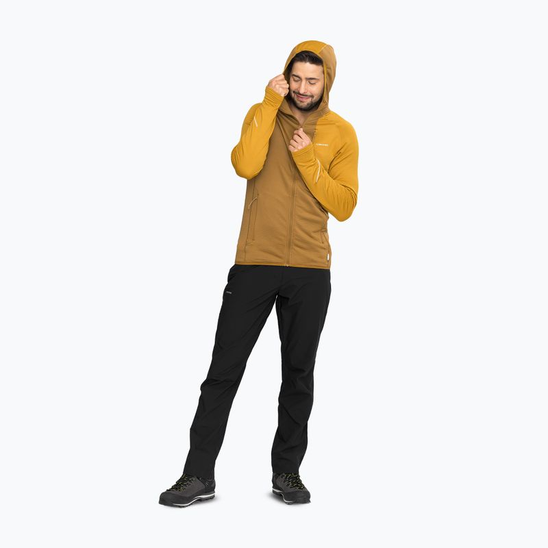 Кофта трекінгова чоловіча Viking Birger Hoodie light brown/yellow 4