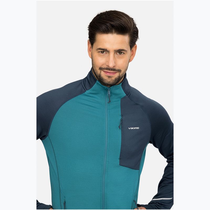 Кофта трекінгова чоловіча Viking Birger blue/navy 5