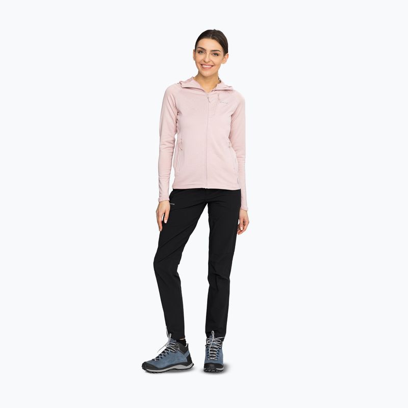 Кофта трекінгова жіноча Viking Birger Hoodie pink 2