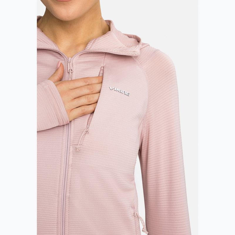 Кофта трекінгова жіноча Viking Birger Hoodie pink 6