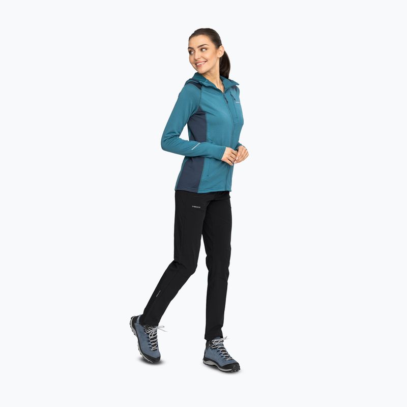 Кофта трекінгова жіноча Viking Birger Hoodie blue/navy 4