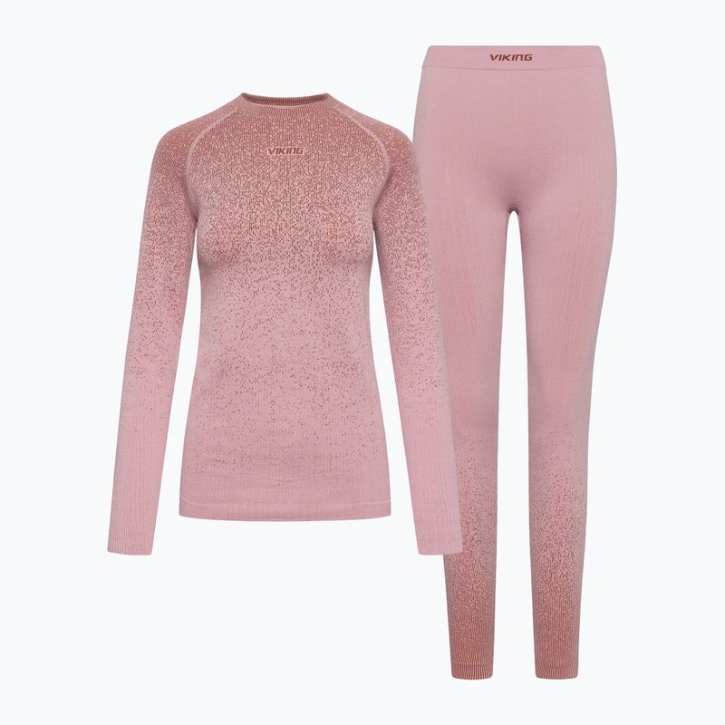 Комплект термобілизни жіночий Viking Altis Base Layer pink 8