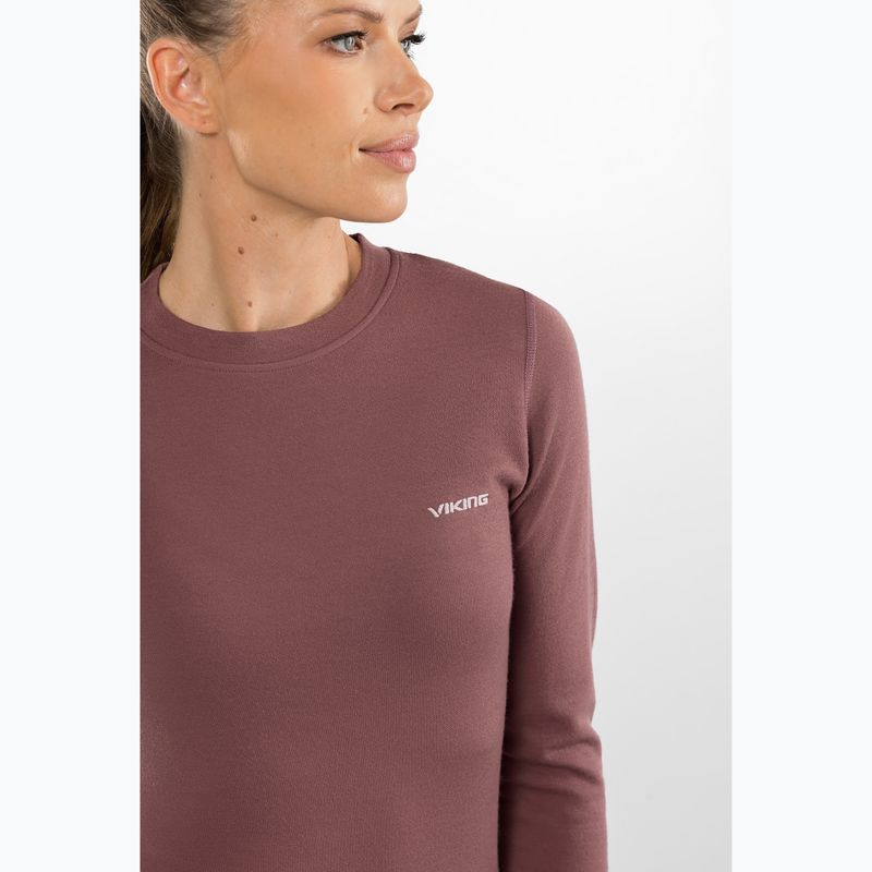 Комплект термобілизни жіночий Viking Meriboo Base Layer pink 4