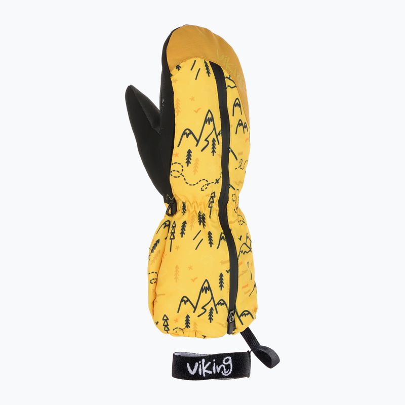 Рукавички лижні дитячі Viking Snoppy Yellow 2