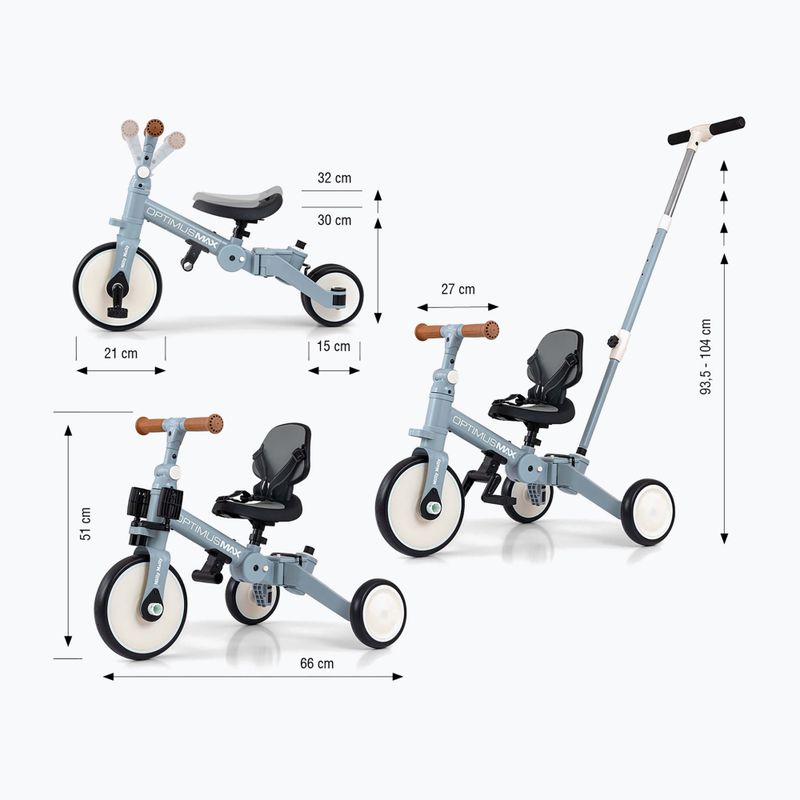 Біговел Milly Mally 5w1 Optimus Max denim 2