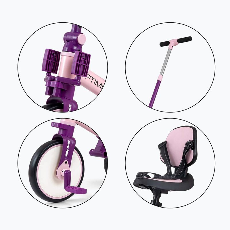 Біговел Milly Mally 5w1 Optimus Max pink 12