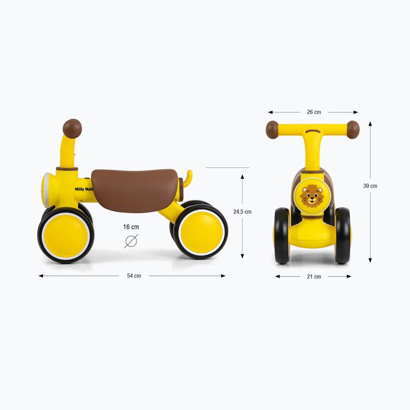 Біговел Milly Mally York yellow 2