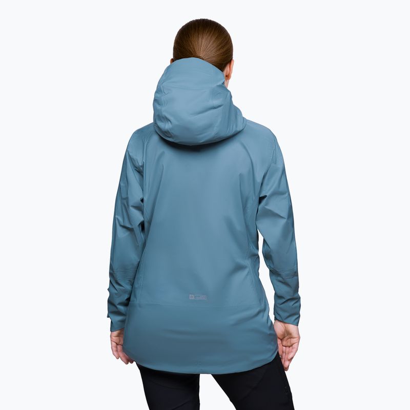 Куртка-дощовик жіноча Alpinus Selenga сірий/szałwiowy 2