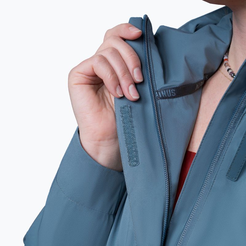 Куртка-дощовик жіноча Alpinus Selenga сірий/szałwiowy 9