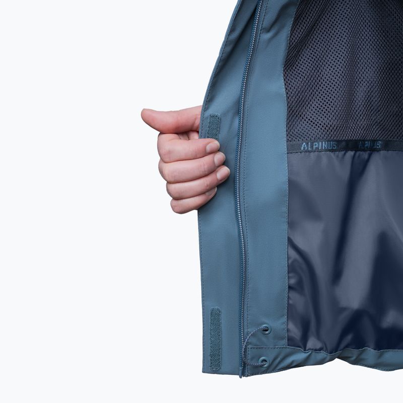 Куртка-дощовик жіноча Alpinus Selenga сірий/szałwiowy 10