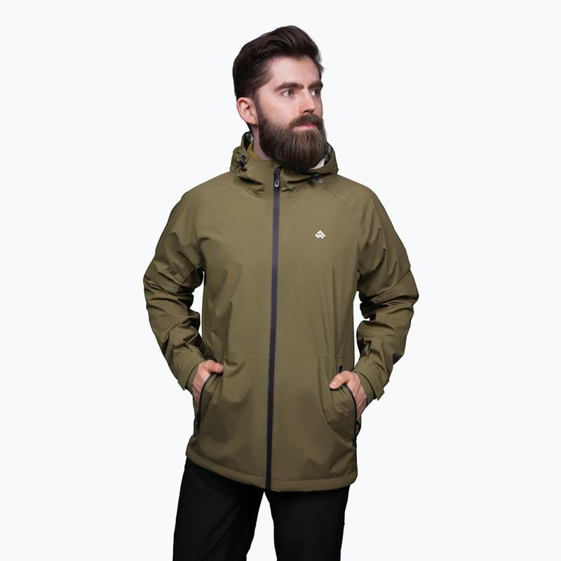 Куртка-дощовик чоловіча Alpinus Girdiman оливковий 3