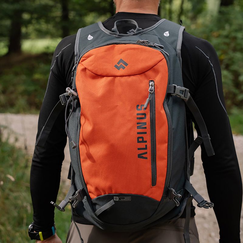 Рюкзак туристичний Alpinus Peyto 22 l orange/gray 3