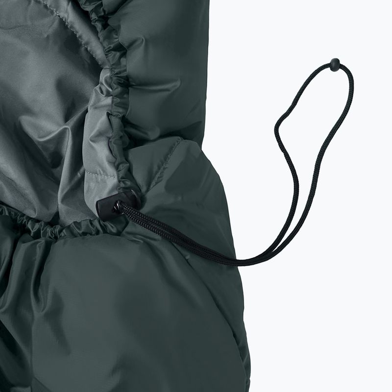 Спальний мішок Alpinus Wide & Long Fiber Pro 1250 215 cm/left pine green 3