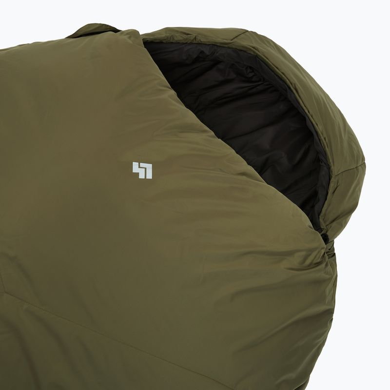 Спальний мішок Alpinus Wide & Long Fiber Pro 1050 230 см/правий соснова зелень 4