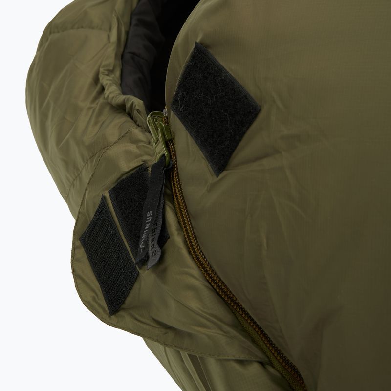 Спальний мішок Alpinus Wide & Long Fiber Pro 1050 230 см/правий соснова зелень 6
