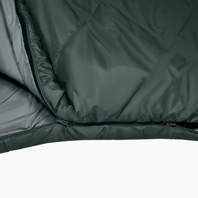 Спальний мішок Alpinus Wide & Long Fiber Pro 1250 215 cm/right pine green 5