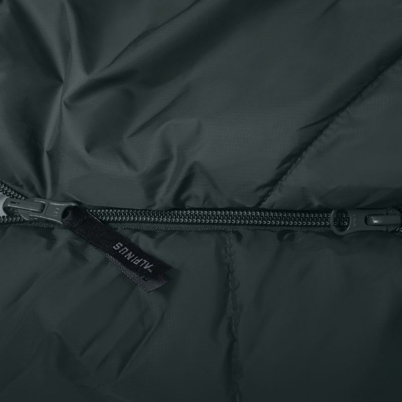 Спальний мішок Alpinus Wide & Long Fiber Pro 1250 215 cm/right pine green 7