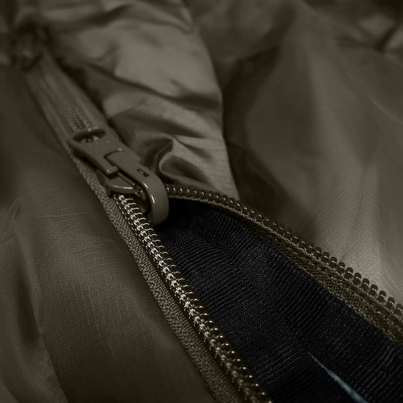 Спальний мішок Alpinus Wide & Long Fiber Pro 1250 215 cm/left olive 7
