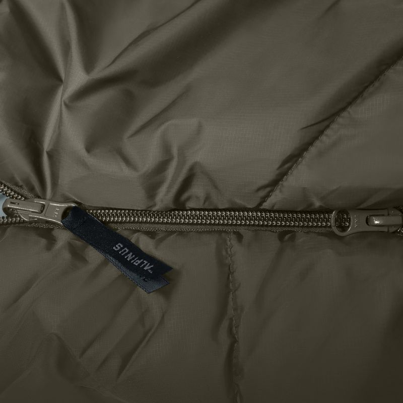 Спальний мішок Alpinus Wide & Long Fiber Pro 1250 215 cm/left olive 8