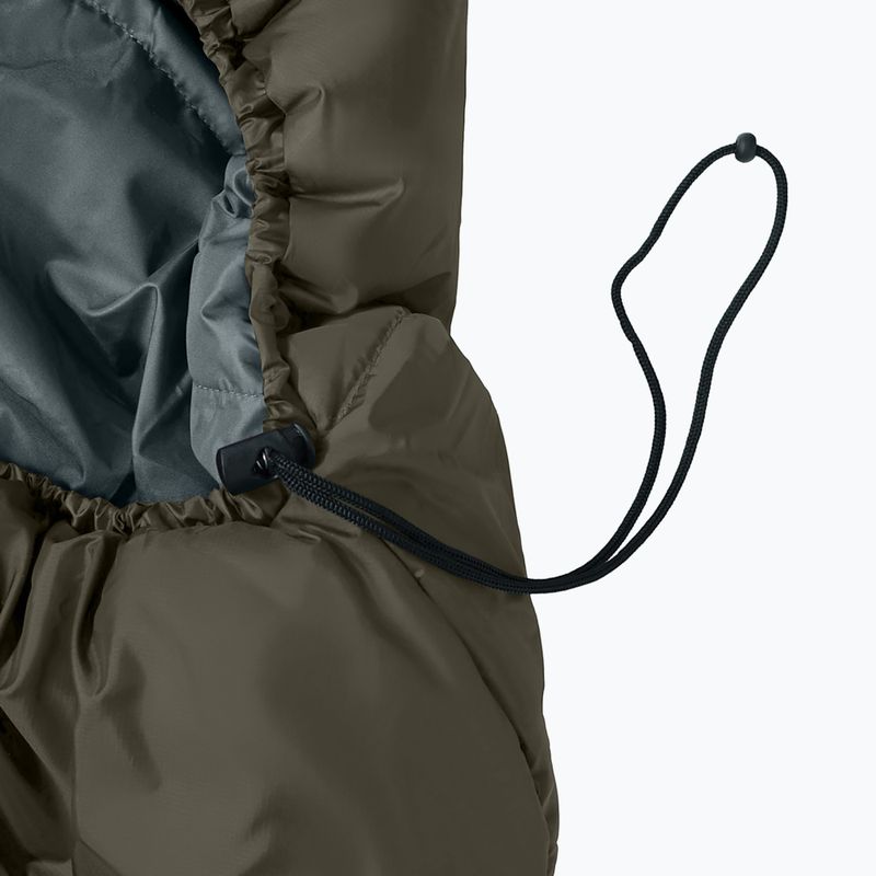 Спальний мішок Alpinus Wide & Long Fiber Pro 1250 215 cm/right olive 3