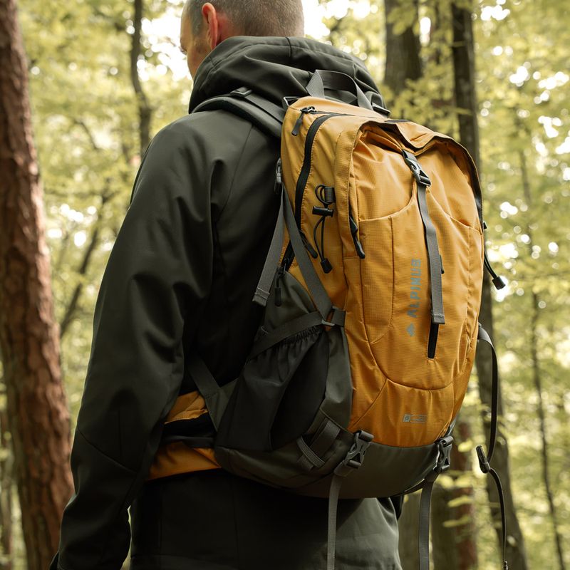 Рюкзак туристичний Alpinus Tarfala 35 l mustard 3