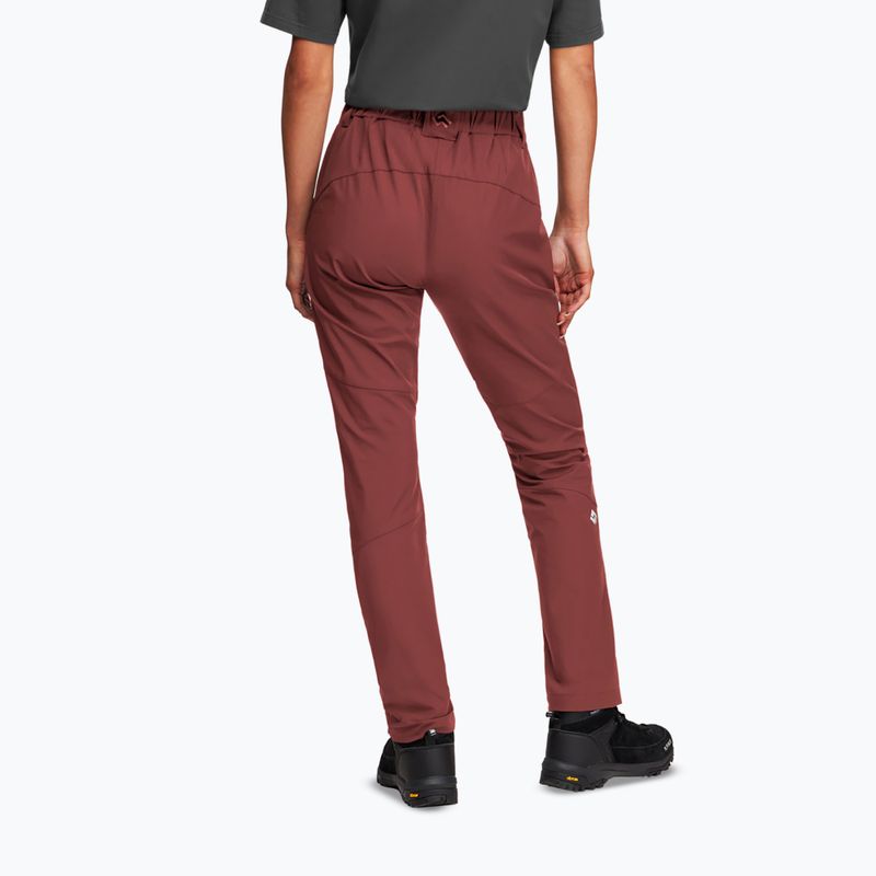 Штани трекінгові жіночі Alpinus Burgundy marble 2