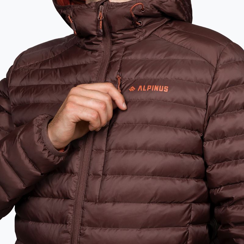 Пуховик чоловічий Alpinus Kiruna brown 4