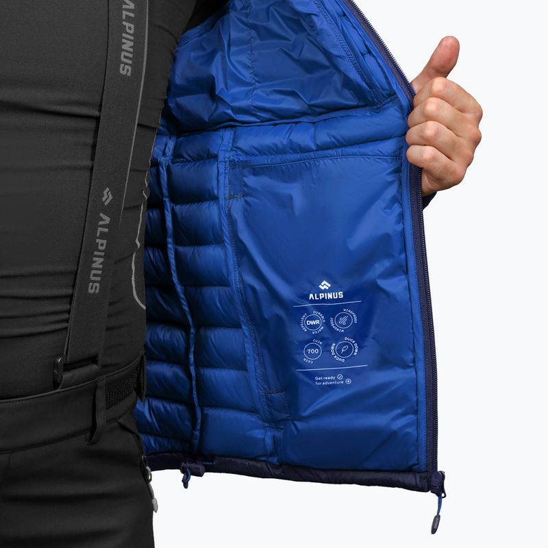 Пуховик чоловічий Alpinus Kiruna navy blue 7